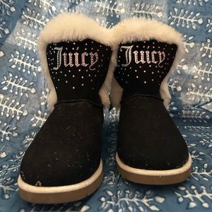 Juicy fur boots size 3 (children’s)